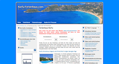 Desktop Screenshot of korfu-ferienhaus.com